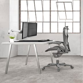Ergotron Bras LX Dual Direct bi-écrans Blanc — image 5