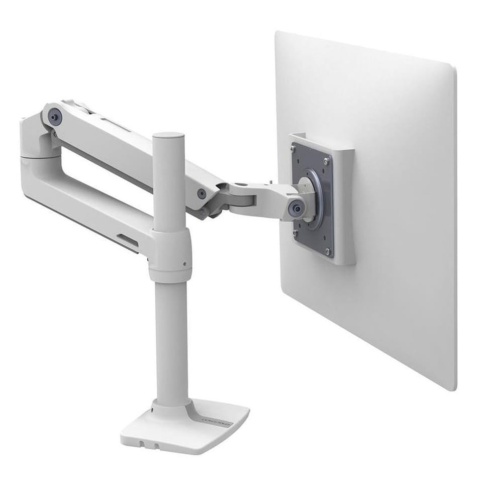 Ergotron LX Desk Mount LCD Monitor Arm Tall Pole Blanc — image 2