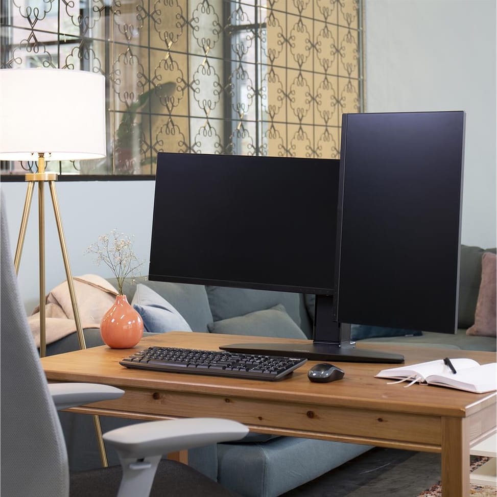 Ergotron Stand Neo-Flex bi-écran ajustable en hauteur — image 3