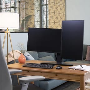 Ergotron Stand Neo-Flex bi-écran ajustable en hauteur — image 3