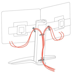 Ergotron Stand Neo-Flex bi-écran ajustable en hauteur