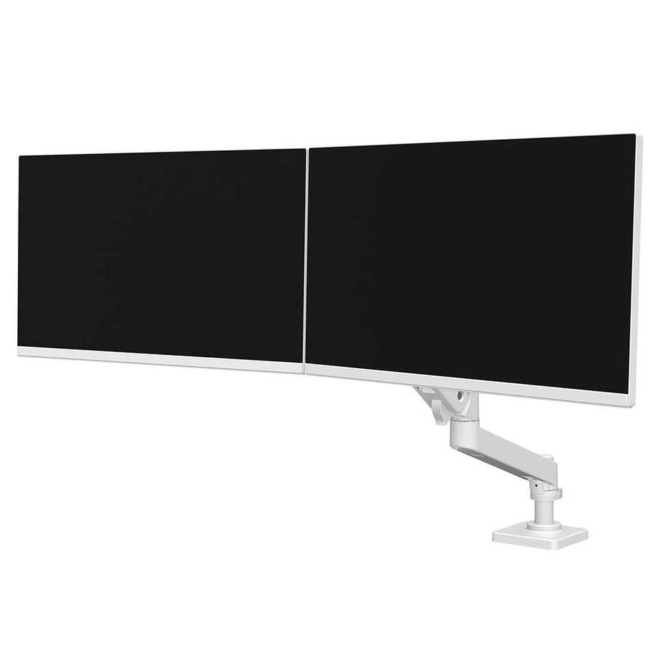 Ergotron Bras bi-écrans LX Pro Blanc — image 2