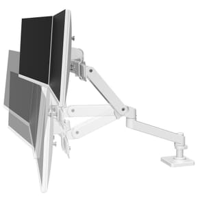Ergotron Bras bi-écrans LX Pro Blanc — image 4
