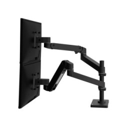Ergotron Bras bi-écrans superposés LX Pro Noir