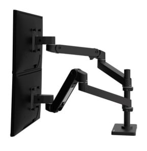 Ergotron Bras bi-écrans superposés LX Pro Noir