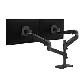 Ergotron Bras bi-écrans superposés LX Pro Noir — image 2