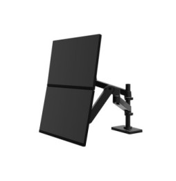Ergotron Bras bi-écrans superposés LX Pro Noir