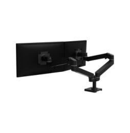 Ergotron Bras bi-écrans juxtaposables LX Pro Noir