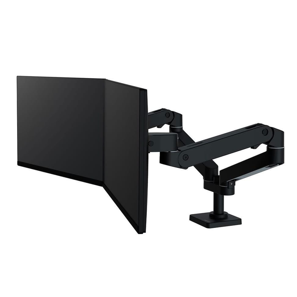 Ergotron Bras bi-écrans juxtaposables LX Pro Noir — image 2
