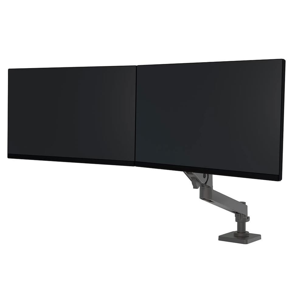 Ergotron Bras bi-écrans LX Pro Gris — image 2