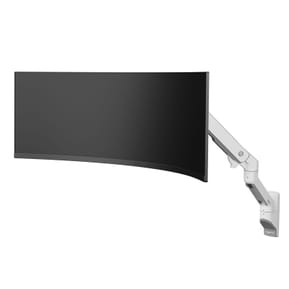 Ergotron Bras mural HX avec pivot VHD pour écrans ultra-larges très incurvés - Blanc — image 2
