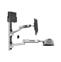 Ergotron Station murale assis-debout LX pour PC compact (45-359-026)