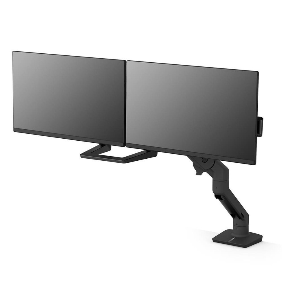 Ergotron HX bi-écrans, fixation bureau (Noir)