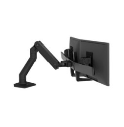 Ergotron HX bi-écrans, fixation bureau (Noir)