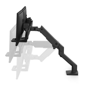 Ergotron HX bi-écrans, fixation bureau (Noir) — image 3