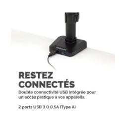 Fellowes Bras porte écran triple Platinum Series