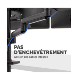 Fellowes Bras porte écran triple Platinum Series