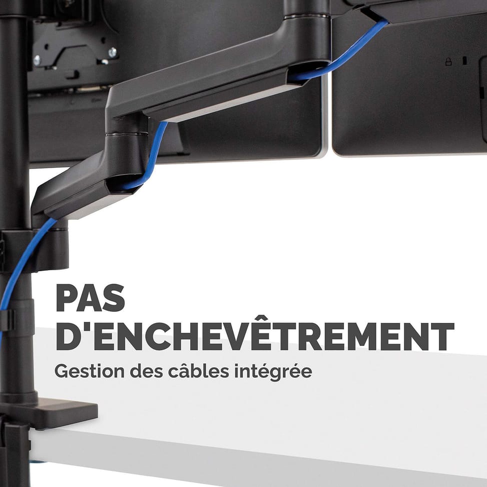 Fellowes Bras porte écran triple Platinum Series — image 5