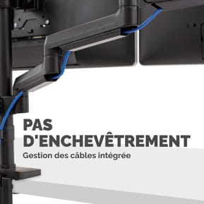 Fellowes Bras porte écran triple Platinum Series — image 5