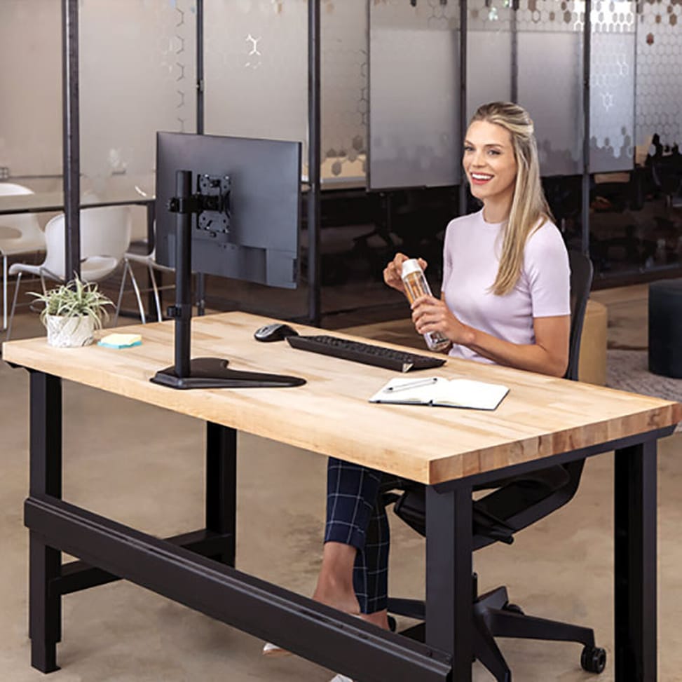 Fellowes Bras porte écran vertical sur pied Professional — image 5