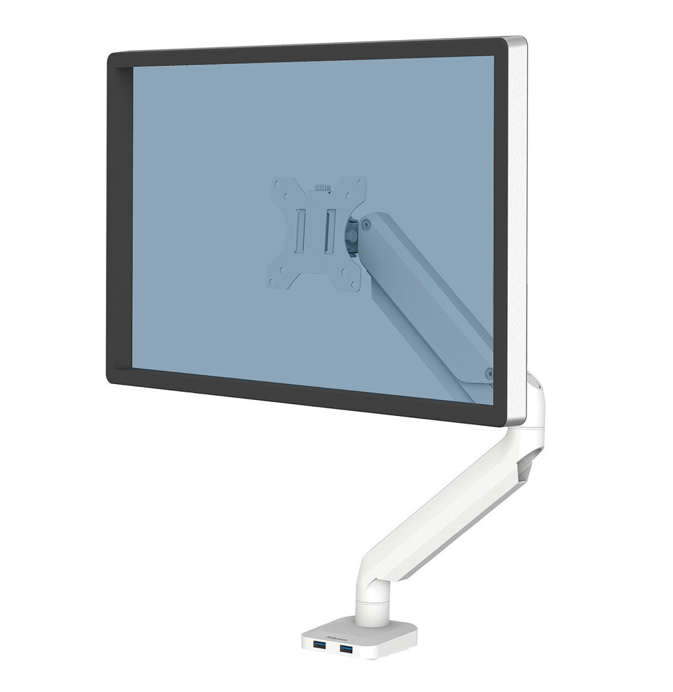 Fellowes Bras porte-écran simple Platinum Series - Blanc