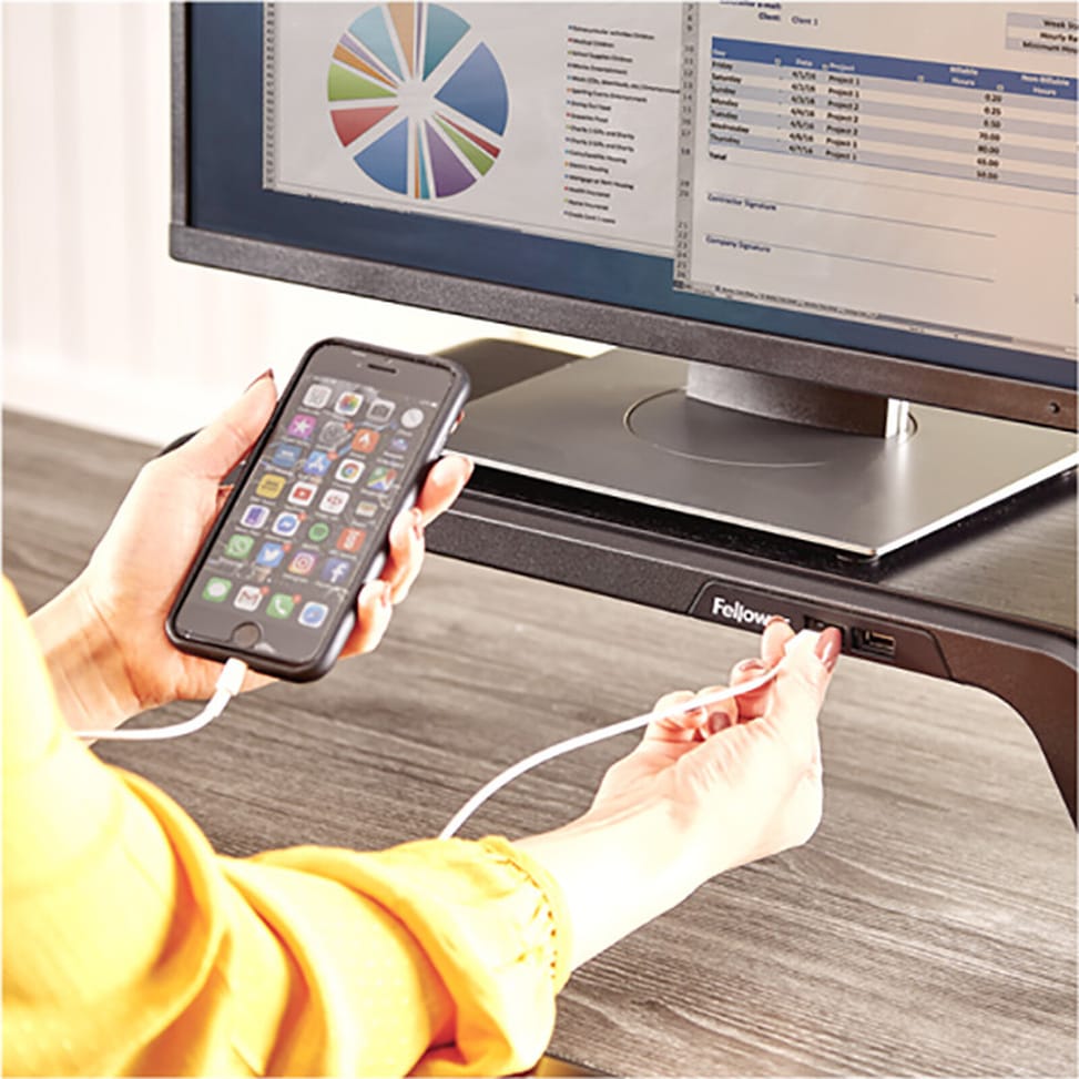 Fellowes Support moniteur Hana - Noir — image 4