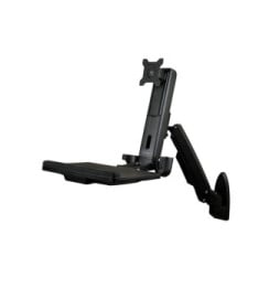 StarTech.com Support de bureau debout mural pour écran, clavier et souris - Noir