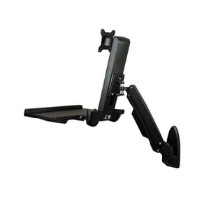 StarTech.com Support de bureau debout mural pour écran, clavier et souris - Noir — image 2