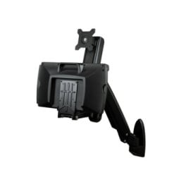 StarTech.com Support de bureau debout mural pour écran, clavier et souris - Noir