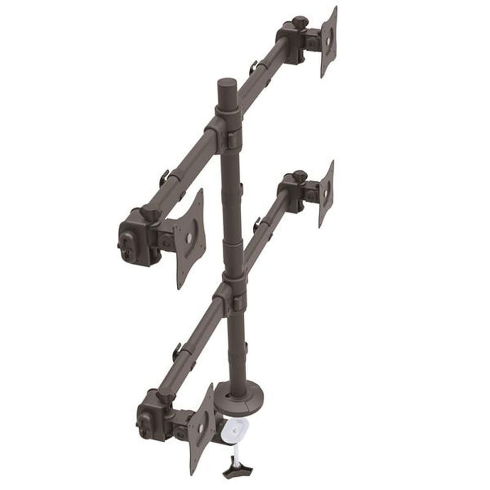 StarTech.com Support de bureau pour 4 moniteurs LCD de 13" à 27" — image 2