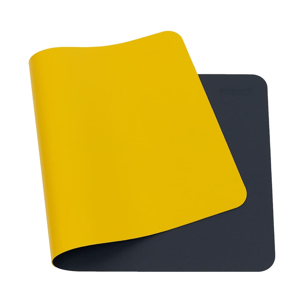 INOVU Desk Mat (Bleu marine/Jaune) — image 2