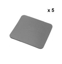 Lot de 5x Tapis de souris simples (coloris gris)