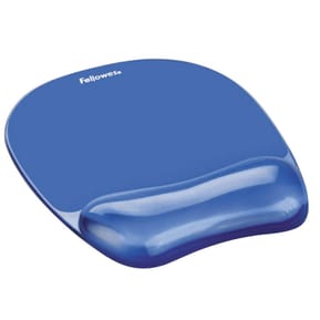 Fellowes Tapis de souris - Repose-poignets Gel Crystal Bleu — image 2