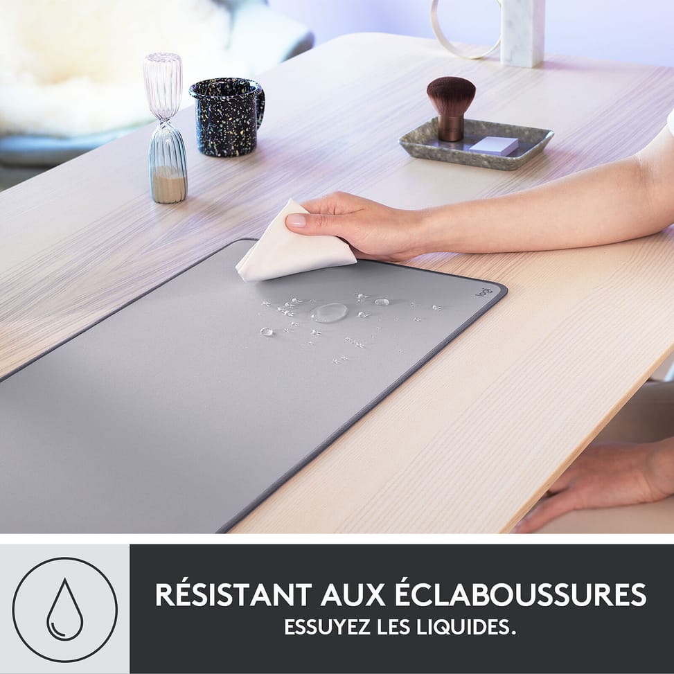Logitech Desk Mat Studio Series (Gris) — image 3