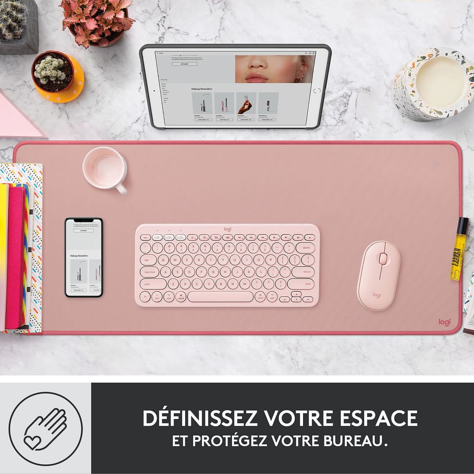 Logitech Desk Mat Studio Series (Rose) — image 2