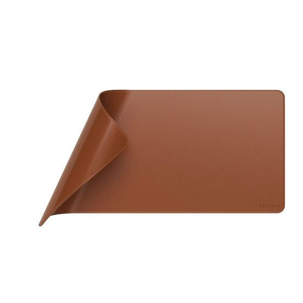 SATECHI Vegan Leather Premium Desk Mat (Marron) — image 3