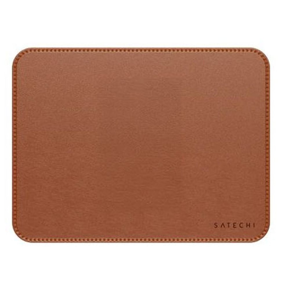 SATECHI Vegan Leather Premium Mousepad (Marron)