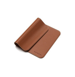 SATECHI Vegan Leather Premium Mousepad (Marron)
