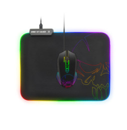 Spirit of Gamer Skull RGB Gaming Mouse Pad M