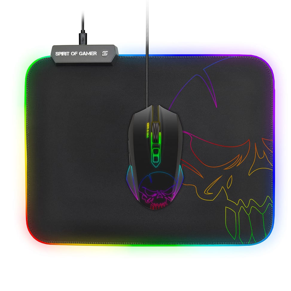 Spirit of Gamer Skull RGB Gaming Mouse Pad M — image 3