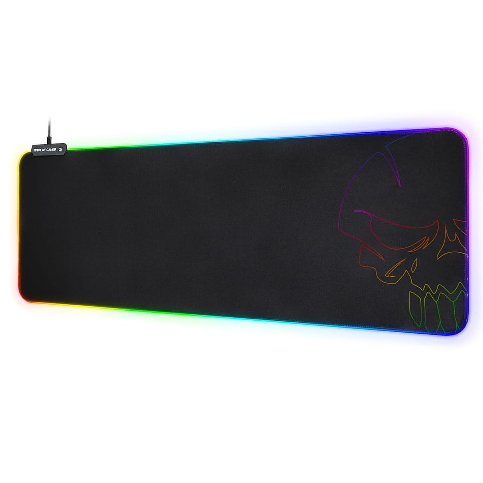 Spirit of Gamer Skull RGB Gaming Mouse Pad XXL — image 2
