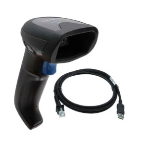 Lecteur de codes-barres Datalogic Kit QuickScan 2500 Lite avec câble USB 2 m - Noir