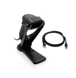 Lecteur de codes-barres Datalogic Kit QuickScan 2500 Lite avec support et câble USB 2.4 m - Noir
