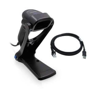 Lecteur de codes-barres Datalogic Kit QuickScan 2500 Lite avec support et câble USB 2.4 m - Noir