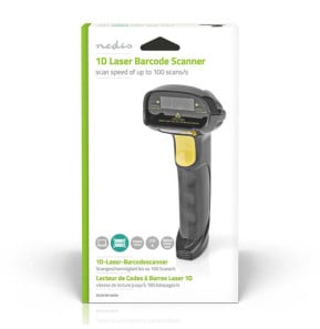 Lecteur de codes-barres Nedis 1D Laser Barcode Scanner