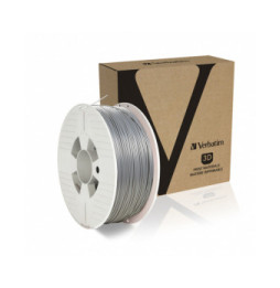 Verbatim PLA 1.75 mm 1 Kg - Gris aluminium