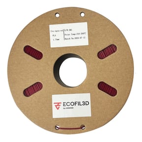 ECOFIL3D PLA Eco - 1.75 mm 1 Kg - Rouge