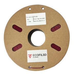 ECOFIL3D PLA Eco - 1.75 mm 1 Kg - Rouge