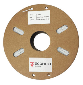 ECOFIL3D PLA Eco - 1.75 mm 1 Kg - Blanc