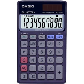 Calculatrice CASIO Calculatrice de poche 10 chiffres 310TER